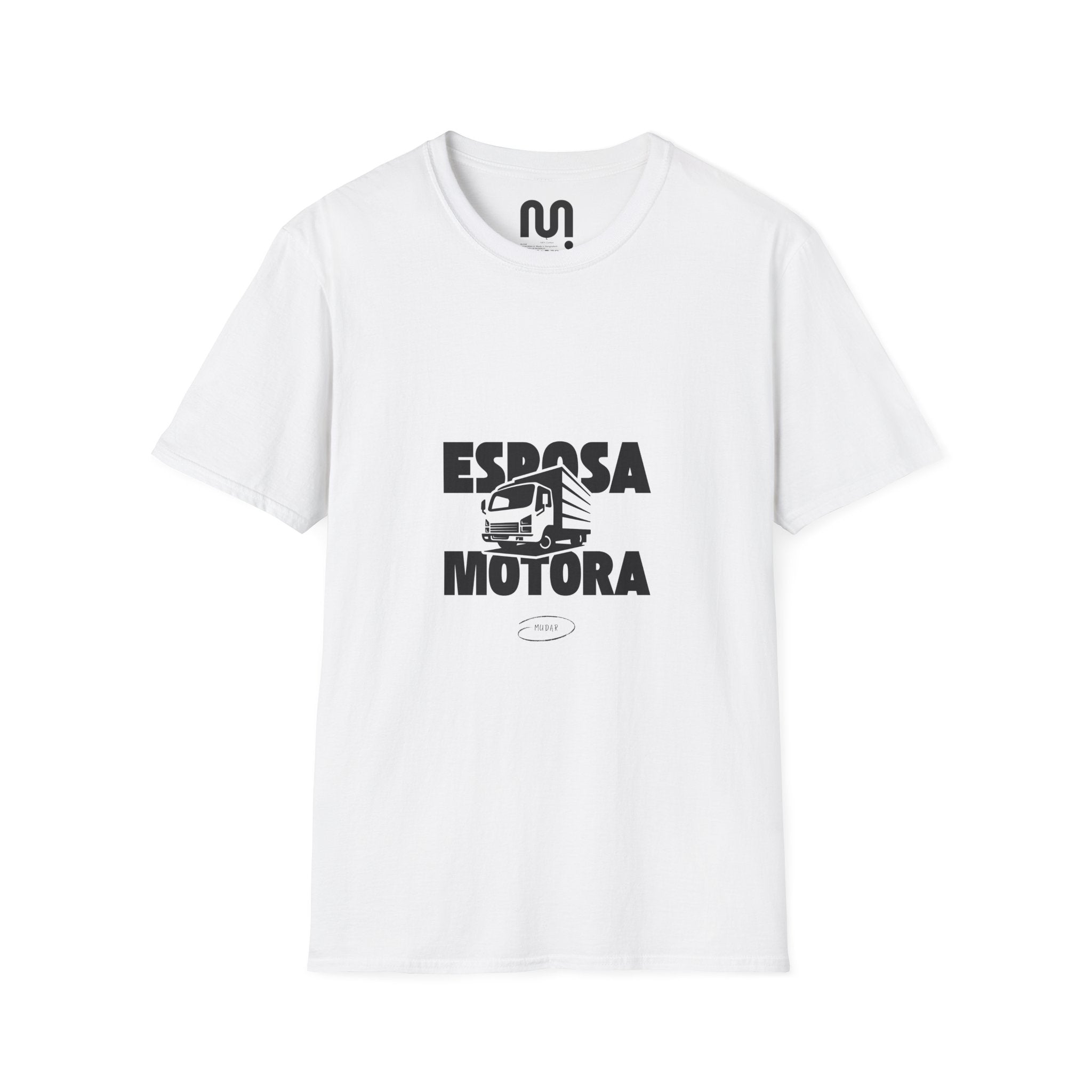 Camiseta de motorista — Camiseta gráfica "Esposa de caminhoneiro"