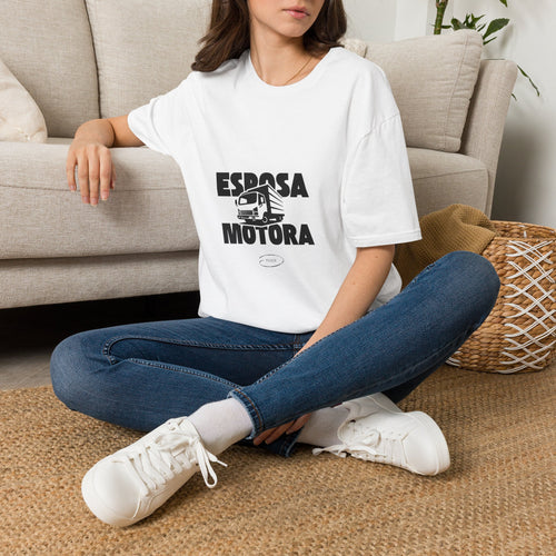 Camiseta de motorista — Camiseta gráfica "Esposa de caminhoneiro"