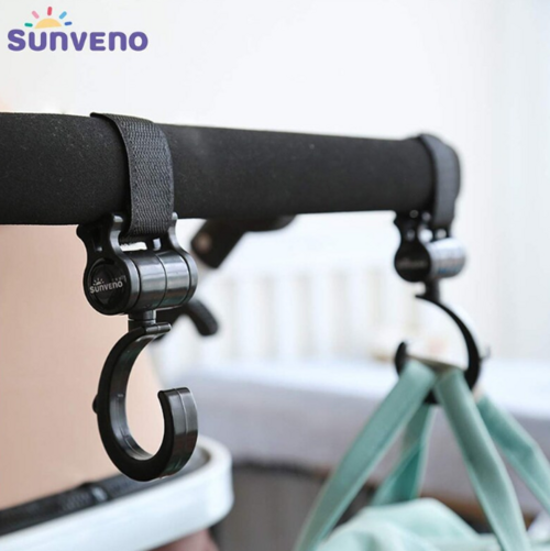 Ganchos universais para carrinho de bebê (pacote com 2)